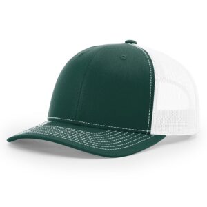 Dark Green / White