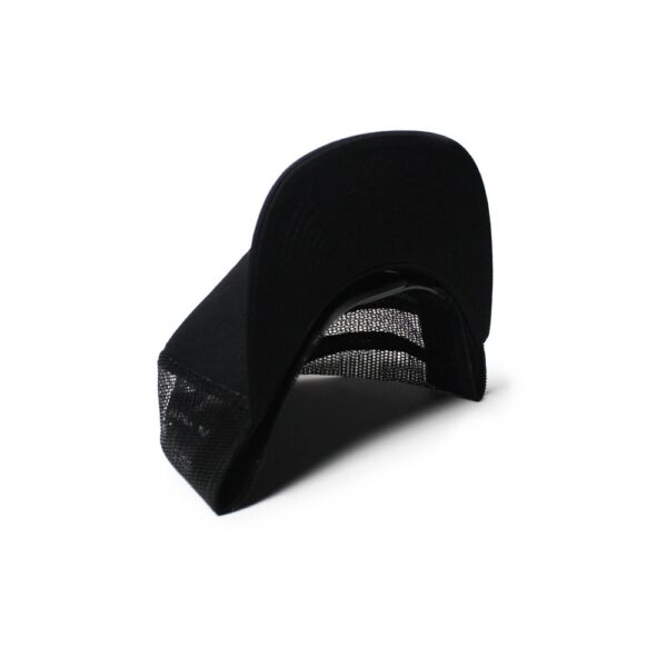 all black mesh snapback