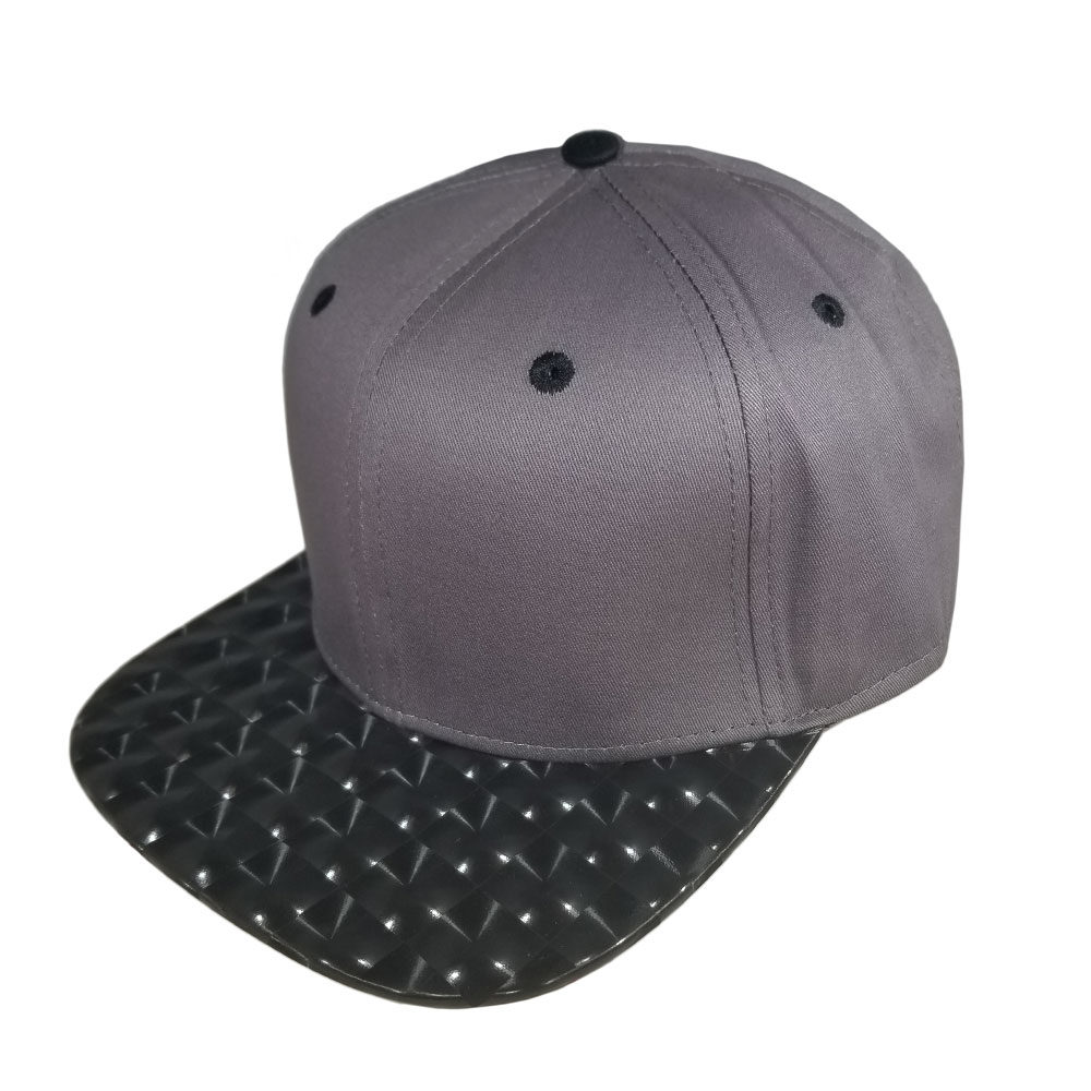 Gray-Black-Hologram-Bill-Snapback-Hat