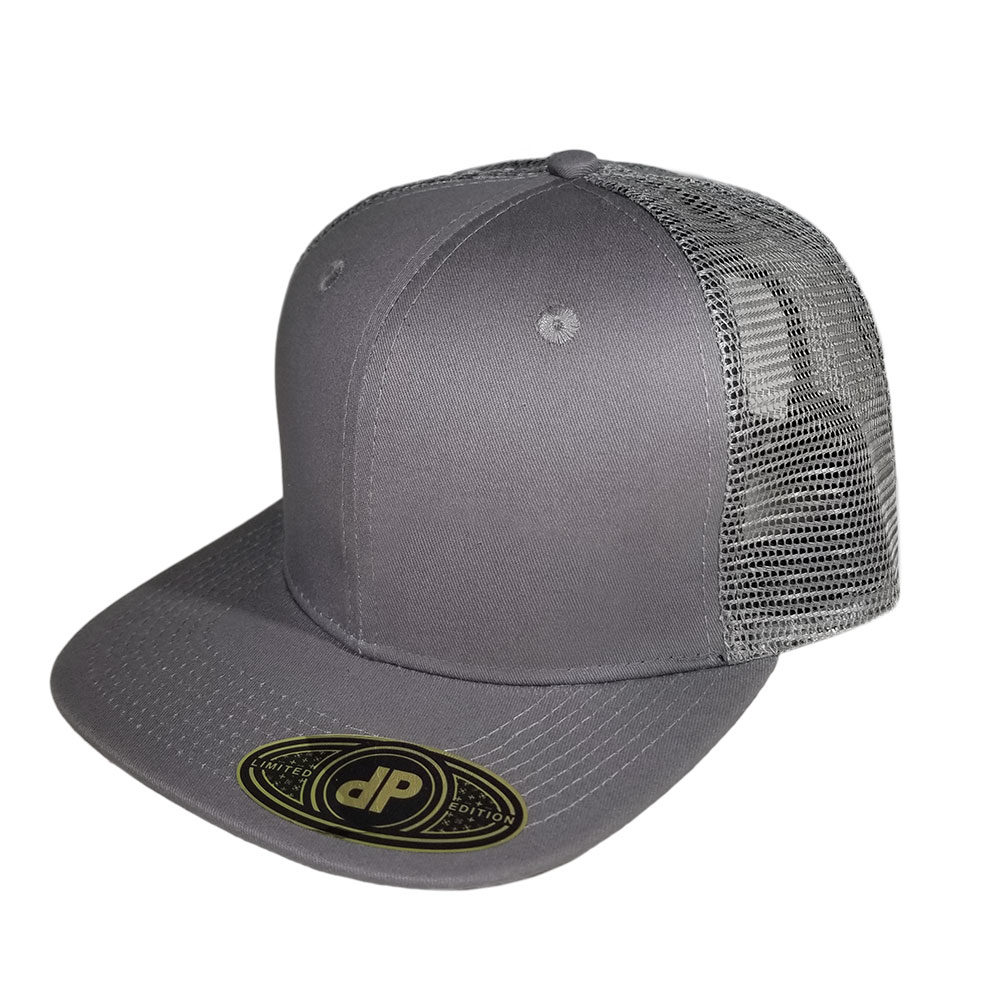 Gray-Grey-Mesh-Snapback-Hat