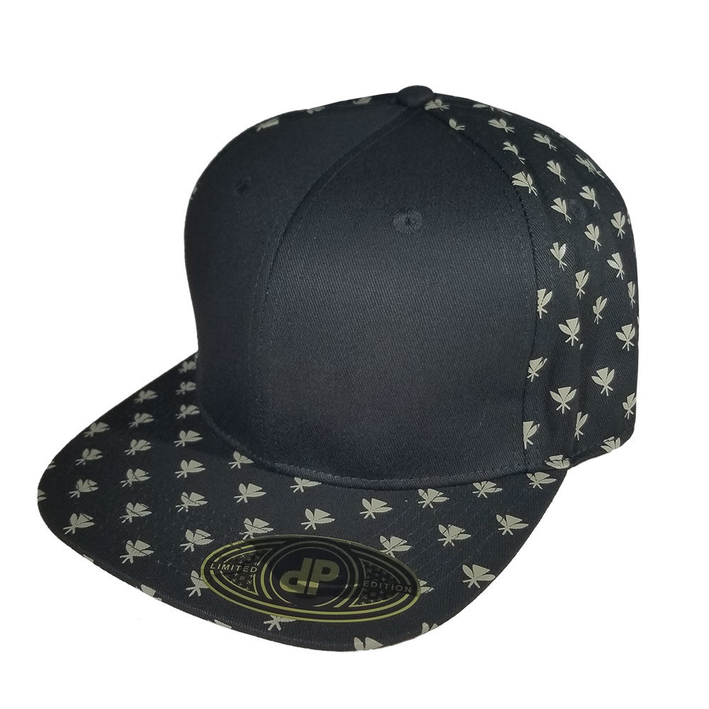 Black-Kahili-Pattern-Snapback-Hat