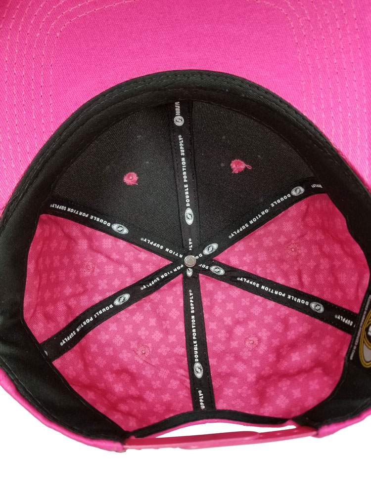 All-Full-Solid-Hot-Pink-Flatbill-Inside-Snapback-Hat