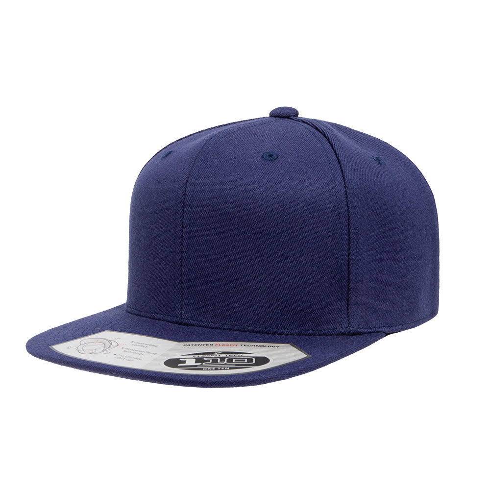 Flexfit-110F-Flatbill-Snapback-Navy-Hat