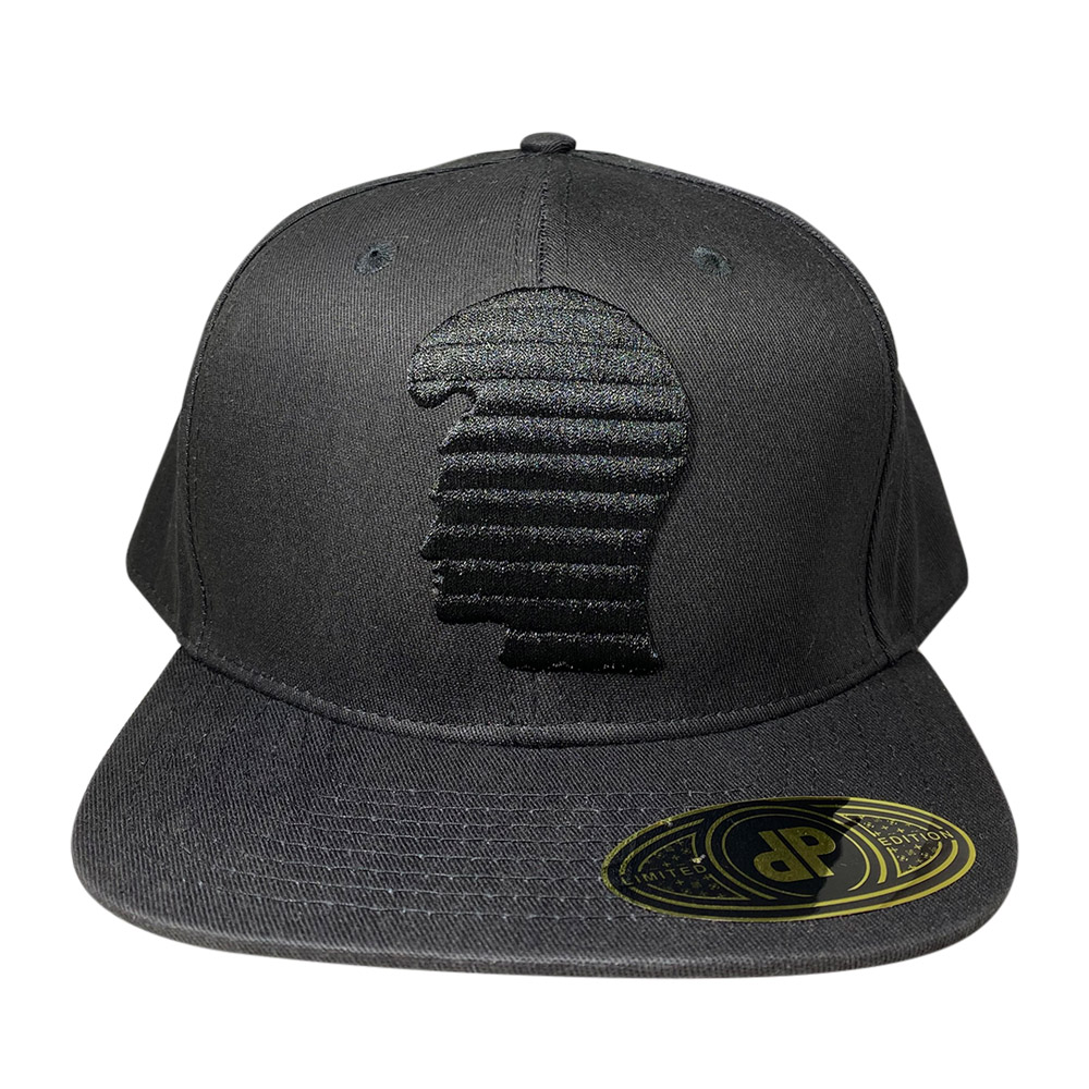 Snapback Flatbill - ANXD Branded Hat : Black 3D Black King K Ribbed ...