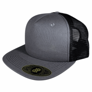 5 Panel Charcoal/ Black Mesh