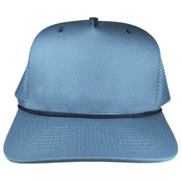 5 panel mid curve columbia blue/ mesh
