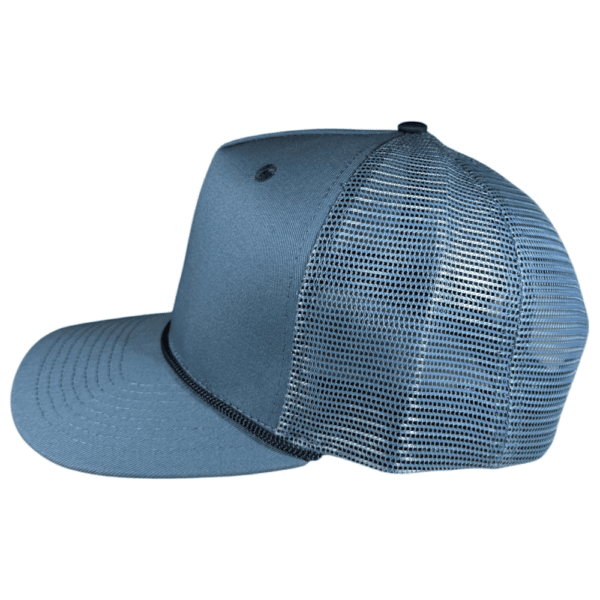 5 panel mid curve columbia blue/ mesh
