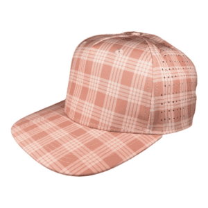 5 Panel Peach Palaka Curved Waterman