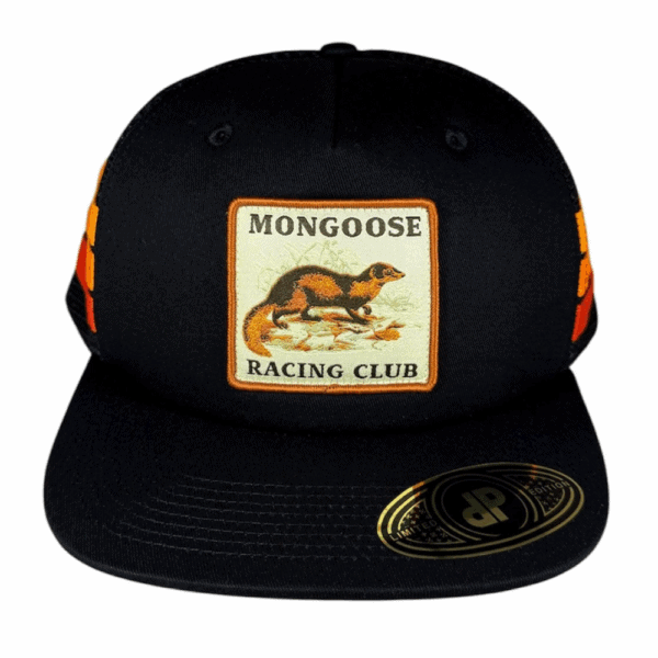 anxd black stripes mongoose racing club patch
