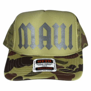 Loden Foam Trucker: Black Metallic MAUI DC