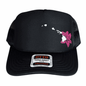Orchid Islands/ Black Foam Trucker