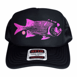 Pink Menpachi/ Black Foam Trucker