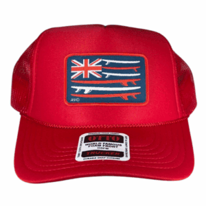 Red Otto- Hawaiian Surfboard Flag Foam Trucker