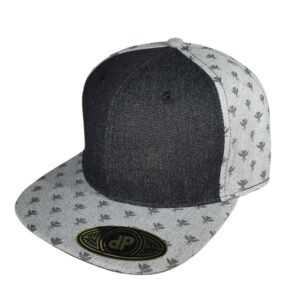 2 Tone Black Denim / Heather Kahili