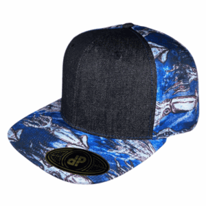 Black Denim/ Royal White Kraken Squid