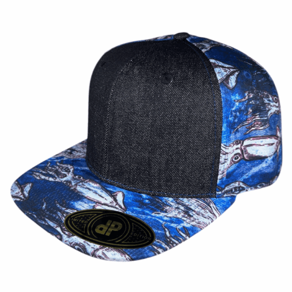 black denim royal white squid