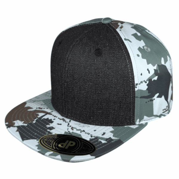 black denim/ alaska camo