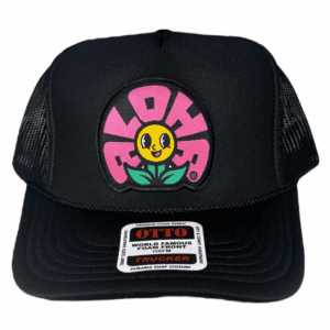 ANXD Black Foam Trucker/ Aloha Peddles Patch