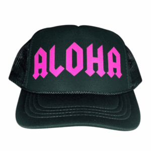 Forest/ Pink Aloha DC Youth Foam Trucker