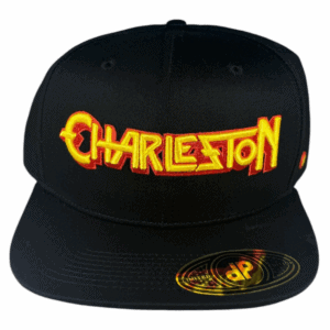 black snapback red and yellow charleston