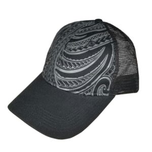 Black/ Gray Tribal/ Black Mesh
