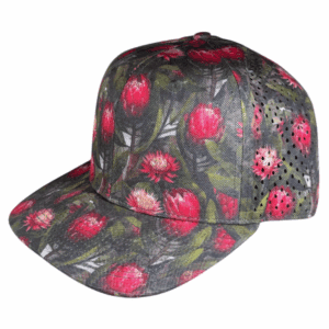 mid curve distressed red protea