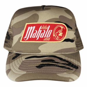 full sand camo foam trucker mahalo kink k patch
