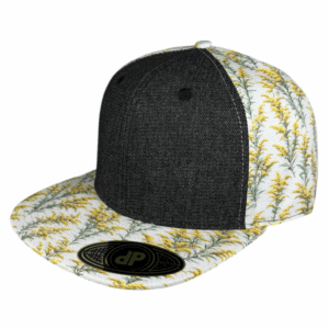 black denim/ goldenrod