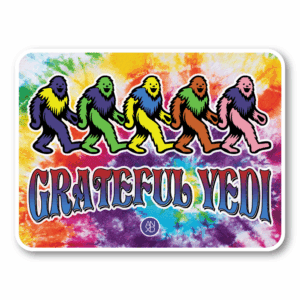 anxd grateful yedi sticker