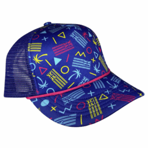 Blue Hawaii Tic Tac Toe Mesh Back