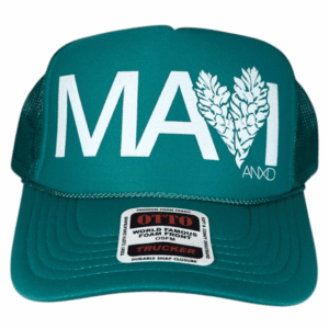 Jade Foam Trucker: White Maui Ginger