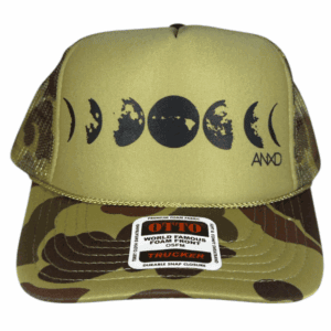 Loden Foam Trucker: Black Moon Phases