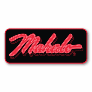 anxd mahalo las vegas sticker
