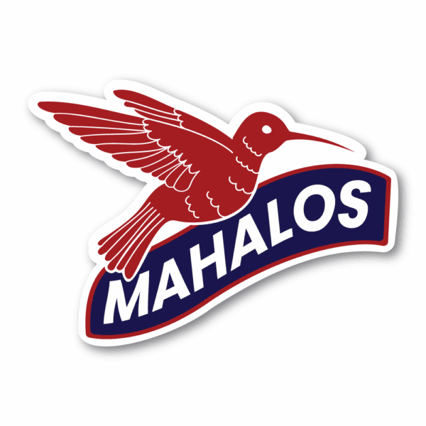 anxd mahalos oil sticker