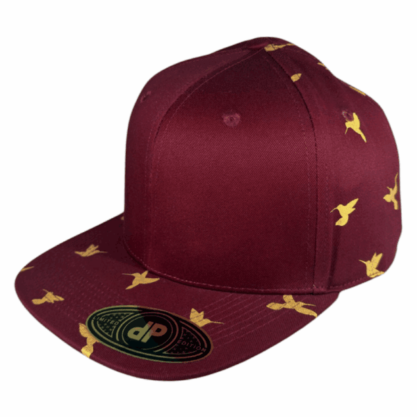maroon/ gold hummingbirds
