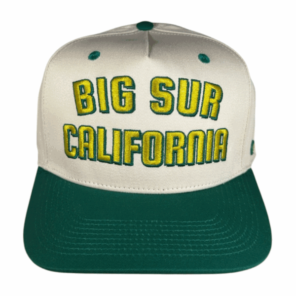 mid curve 5 panel khaki/ kelly: charleston s. carolina