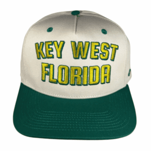 mid curve 5 panel khaki/ kelly: charleston s. carolina