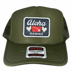 olive foam trucker coorsloha patch