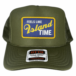ANXD Olive Foam Trucker/ Feels Like Island Time Patch