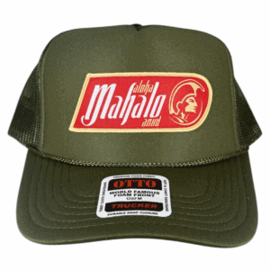 ANXD Olive Foam Trucker/ Mahalo King K Patch
