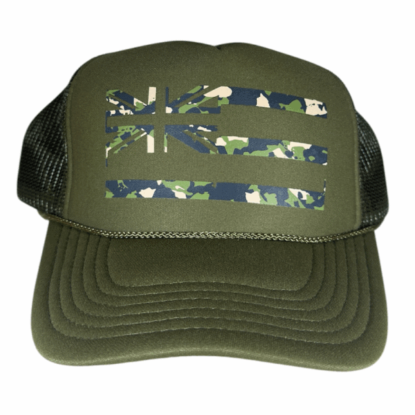 olive island camo hwn flag
