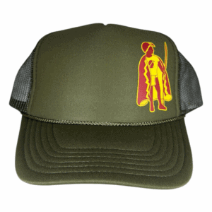 Olive/ Red, Yellow King K Foam Trucker
