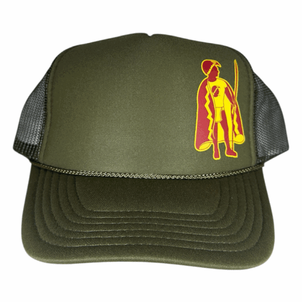 olive/ red and yellow king k