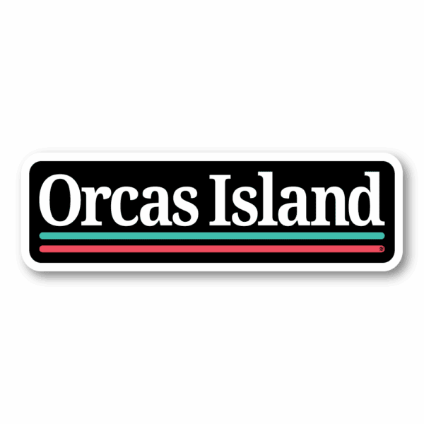 anxd orcas island oval sticker