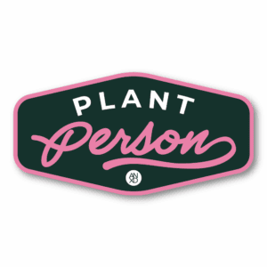 anxd plant person sticker