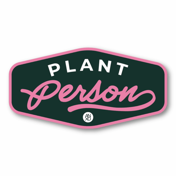 anxd plant person sticker