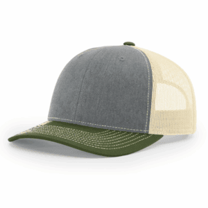 Richardson 112 Tricolor Heather Grey/Birch/Army Olive