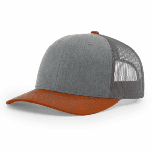 Richardson 112 Tricolor Heather Grey/Charcoal/Dark Orange