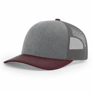 Richardson 112 Tricolor Heather Grey/Charcoal/Maroon