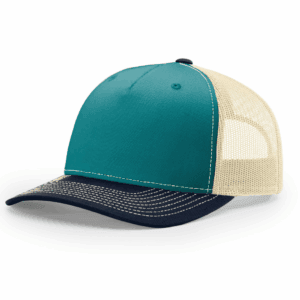 Richardson 112FP Tri color Blue Teal/ Birch/ Navy